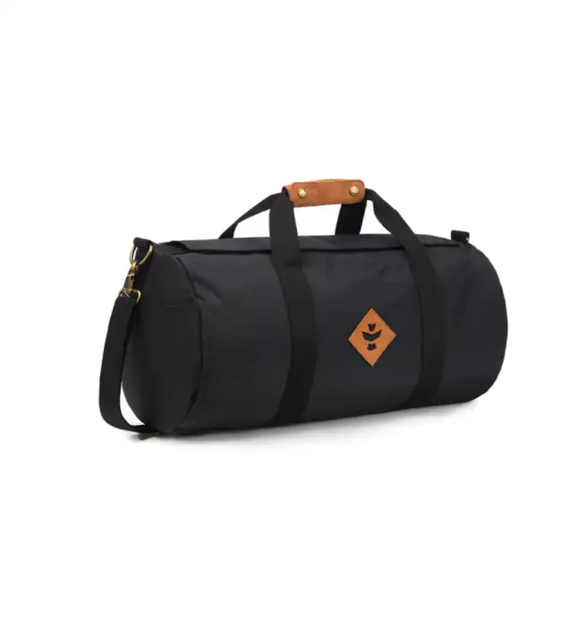 Revelry The Overnighter - Smell Proof Small Duffle - Black