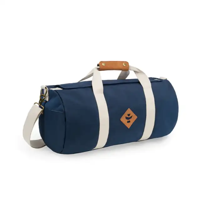 Revelry The Overnighter - Smell Proof Small Duffle - Navy Blue