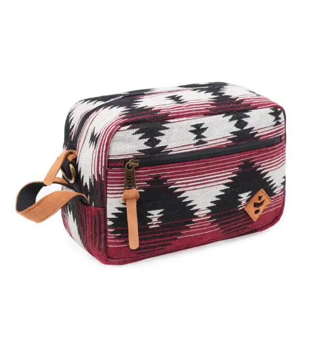 Revelry The Stowaway - Maroon - Smell Proof Toiletry Kit