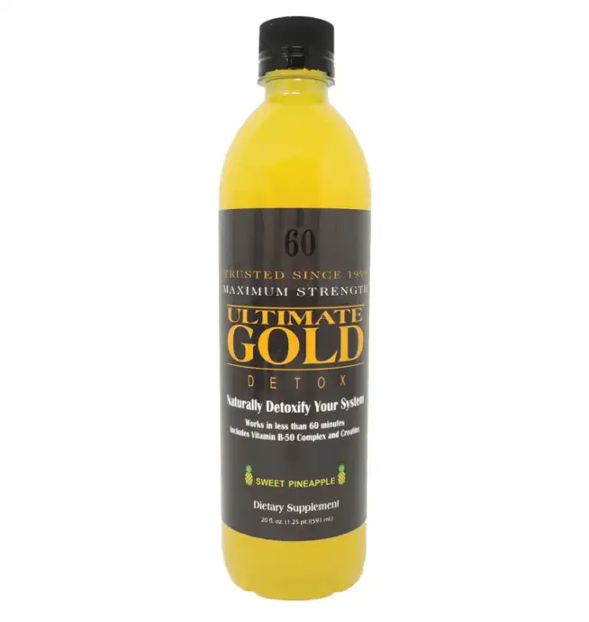 Ultimate Gold Detox Drink 20oz - Sweet Pineapple