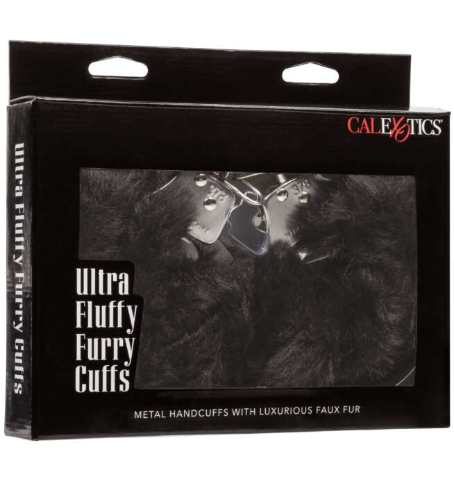 Calexotics Ultra Fluffy Furry Cuffs - Black - Image 2