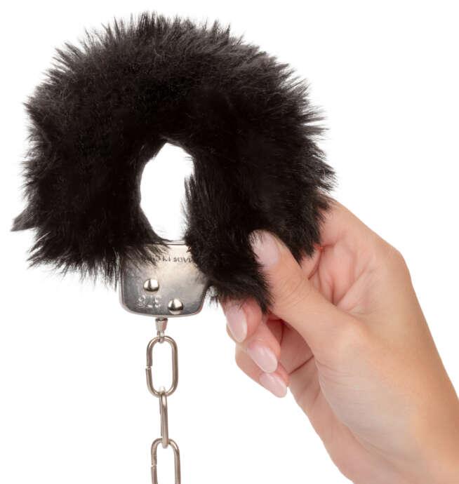 Calexotics Ultra Fluffy Furry Cuffs - Black - Image 8