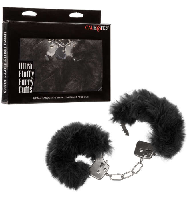 Calexotics Ultra Fluffy Furry Cuffs - Black