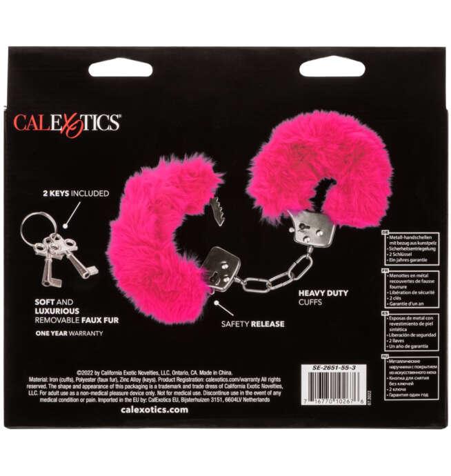 Calexotics Ultra Fluffy Furry Cuffs - Pink - Image 3