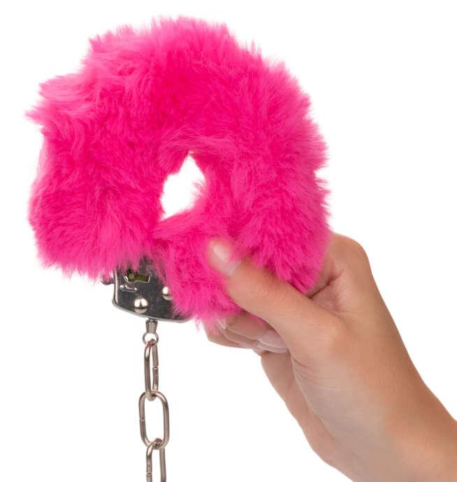 Calexotics Ultra Fluffy Furry Cuffs - Pink - Image 7