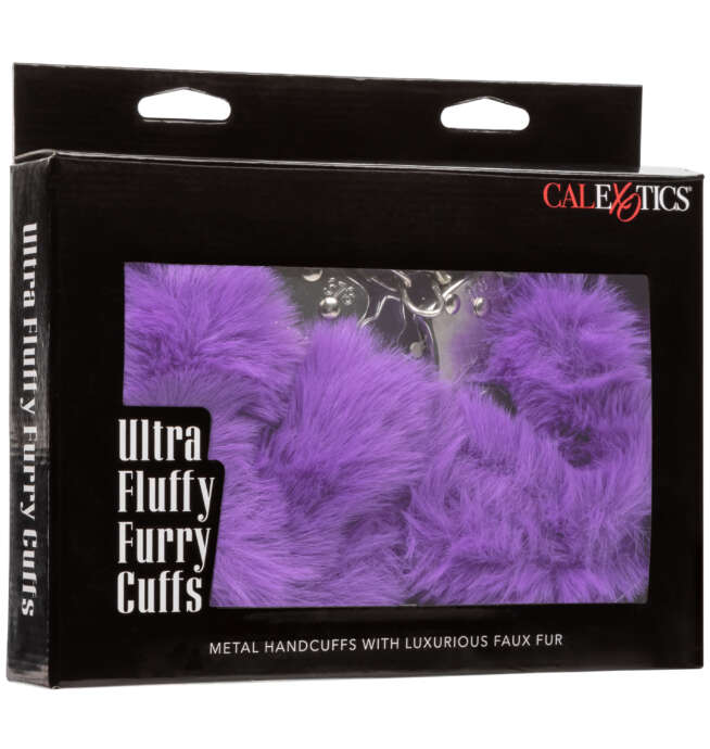 Calexotics Ultra Fluffy Furry Cuffs - Purple - Image 8