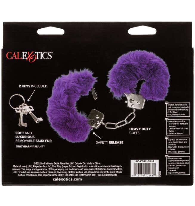 Calexotics Ultra Fluffy Furry Cuffs - Purple - Image 7