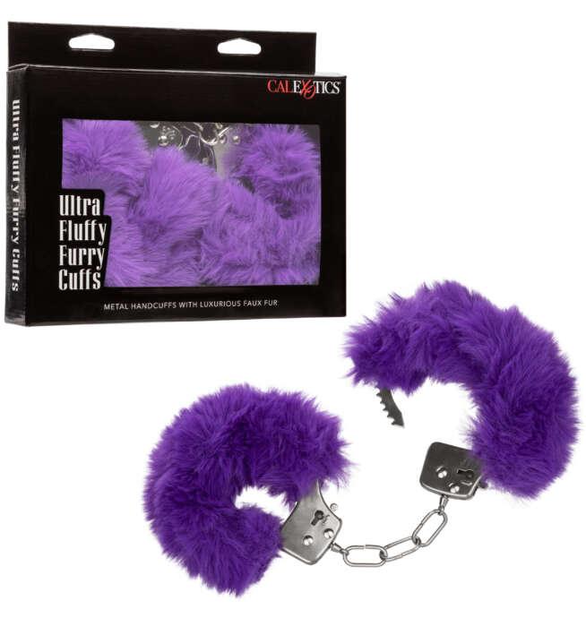 Calexotics Ultra Fluffy Furry Cuffs - Purple