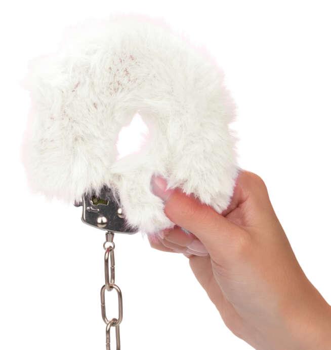 Calexotics Ultra Fluffy Furry Cuffs - White - Image 7