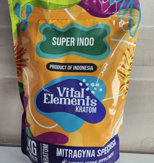 Vital Elements Kratom Super Indo 1 Kilogram Powder