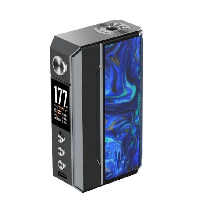 VooPoo Drag 4 Box Mod - Gunmetal Ocean Blue