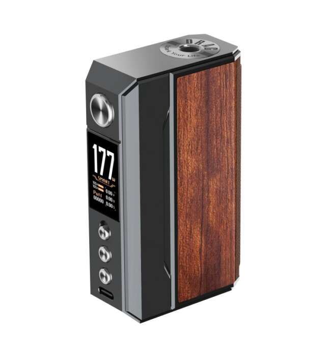 VooPoo Drag 4 Box Mod - Gunmetal Rosewood