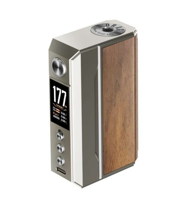 VooPoo Drag 4 Box Mod - Pale Gold Walnut