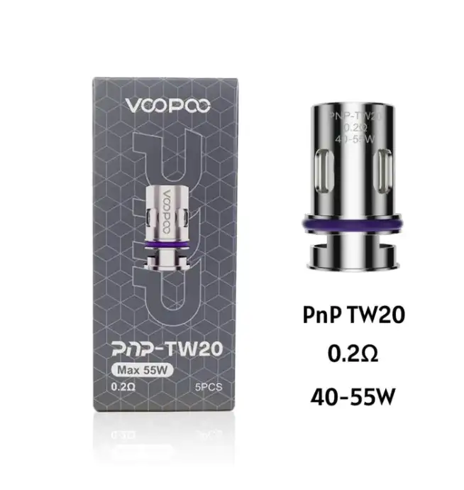 VooPoo PnP TW20 0.2 Ohm Coils 5pk