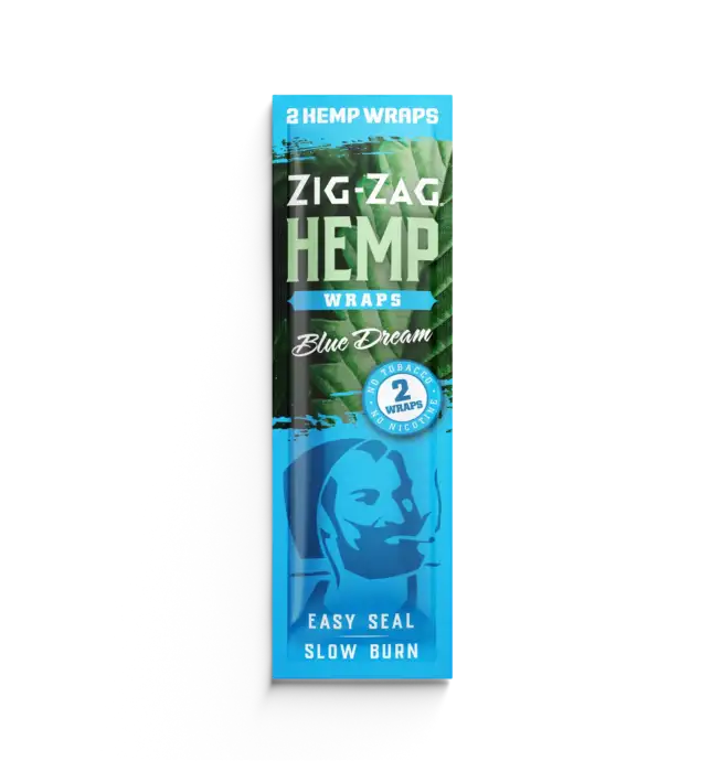 Zig-Zag Hemp Wraps - Blue Dream