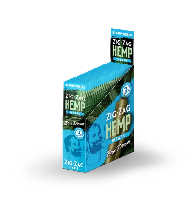 Zig-Zag Hemp Wraps - Blue Dream - Image 2