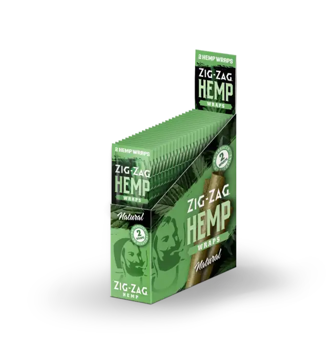 Zig-Zag Hemp Wraps - Natural - Image 2