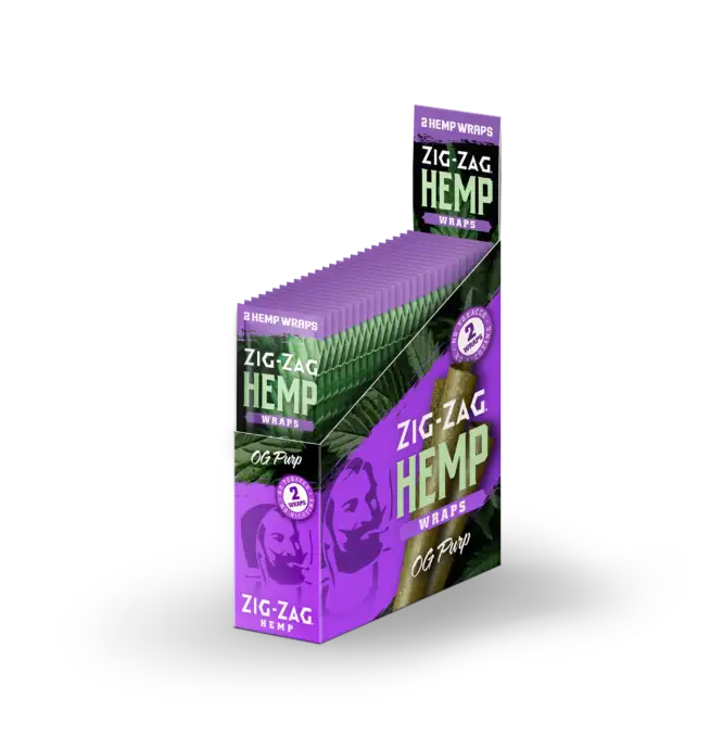 Zig-Zag Hemp Wraps - OG Purp - Image 2