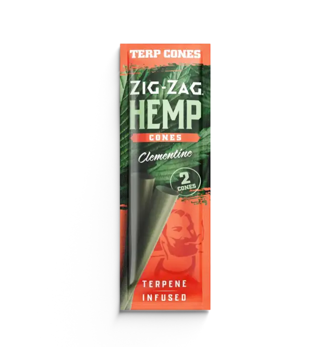 Zig-Zag Terpene Infused Hemp Cones - Clementine