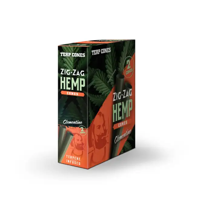 Zig-Zag Terpene Infused Hemp Cones - Clementine - Image 2