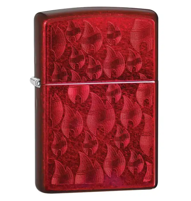 Zippo Iced Zippo Flame Design