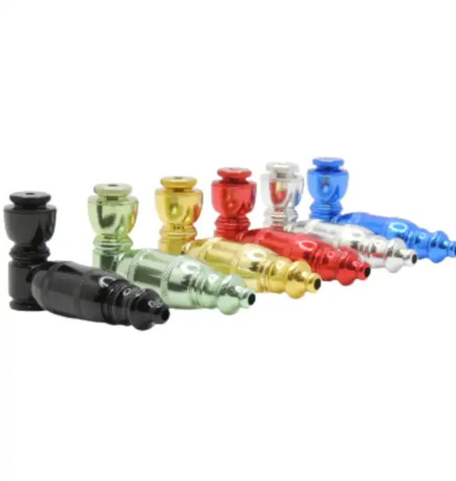 3.5" Anodized Metal Chamber Pipe - Assorted Colors