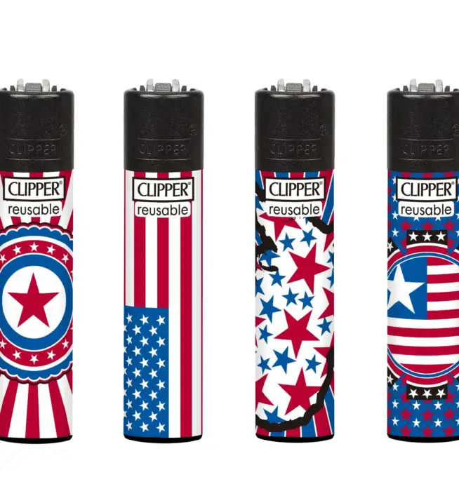 Clipper Lighters Classic Large - National Stars