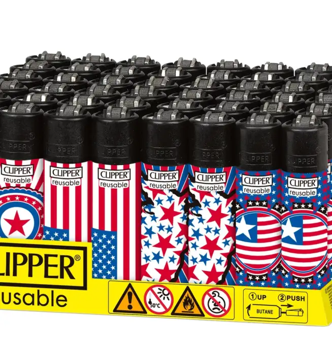 Clipper Lighters Classic Large - National Stars - Image 2