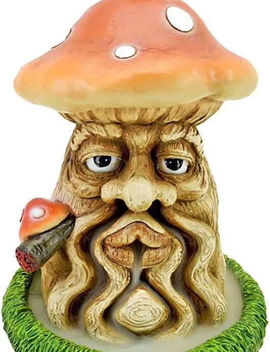 Mushroom Man Back Flow Incense Burner