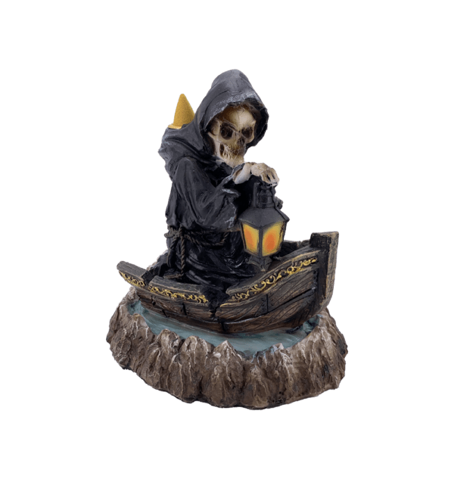 Reaper with Lamp Back Flow Incense Burner