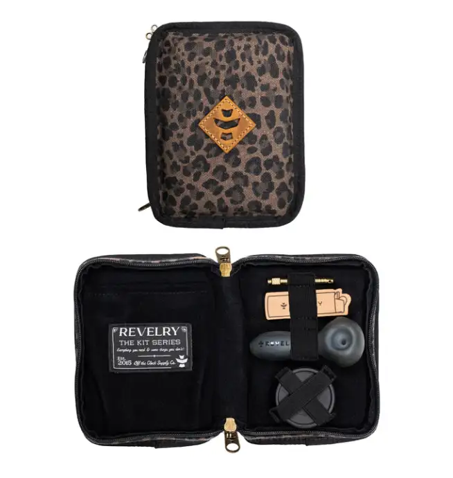 Revelry The Pipe Kit - Leopard - Smell Proof Kit