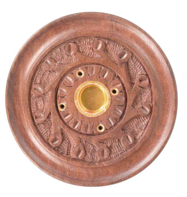 Round Wood 3.75" Cone Burner