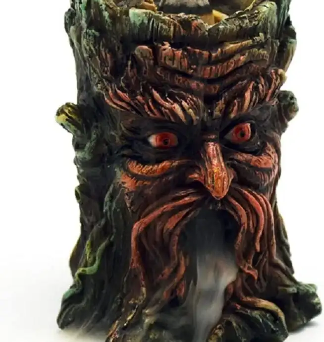 Small Tree Man Back Flow Incense Burner