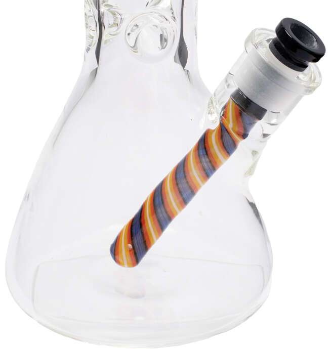 14mm Glass Downstem - Color & Spiral - Image 2