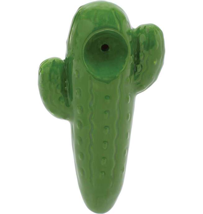 3.5" Cactus Ceramic Pipe - Wacky Bowlz - Image 2