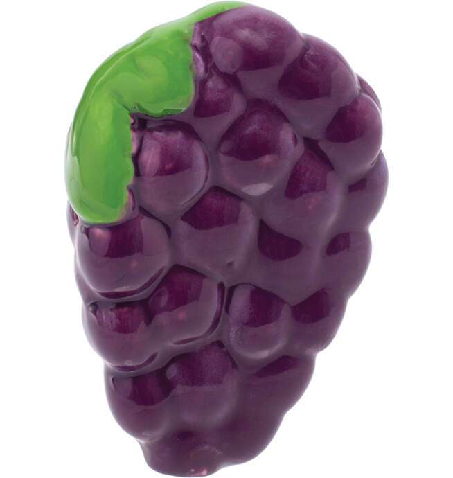 3.5" Grape Ceramic Pipe - Wacky Bowlz - Image 4