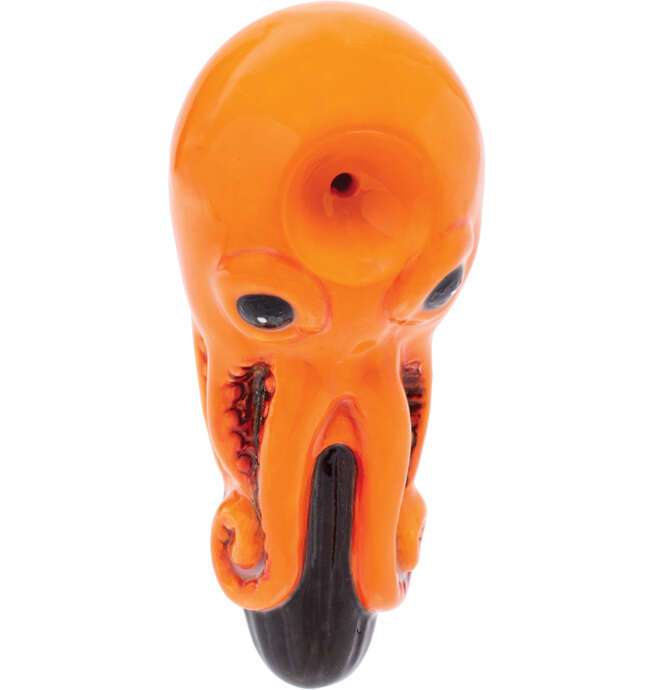 3.5" Octopus Ceramic Pipe - Wacky Bowlz - Image 2