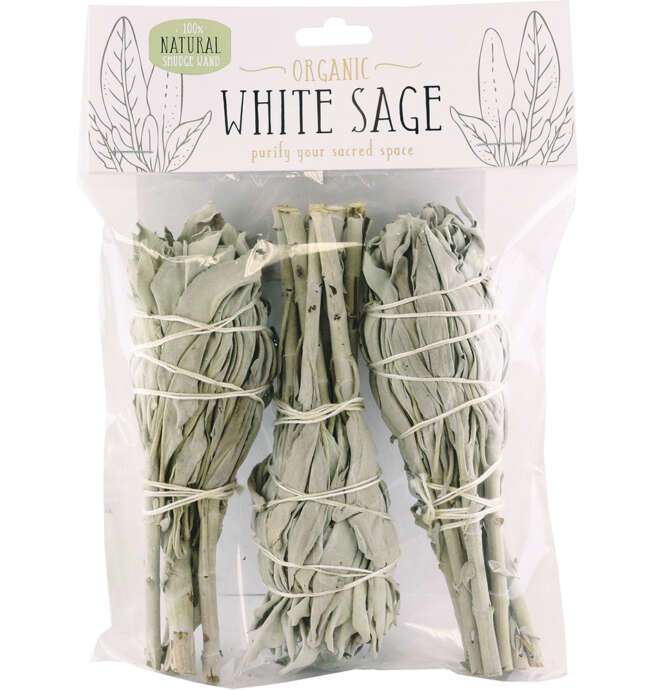 4" Organic White Sage (3 Pack)