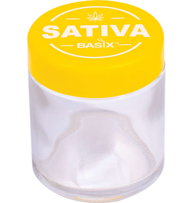 90ml Medium Strain Type Child Resistant Jar - Basix - Image 2