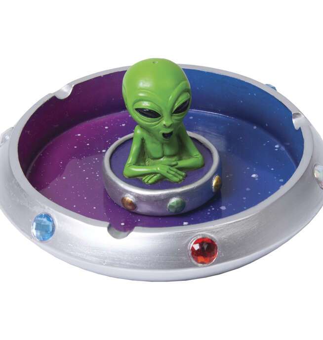 Alien Round Shape Ashtray