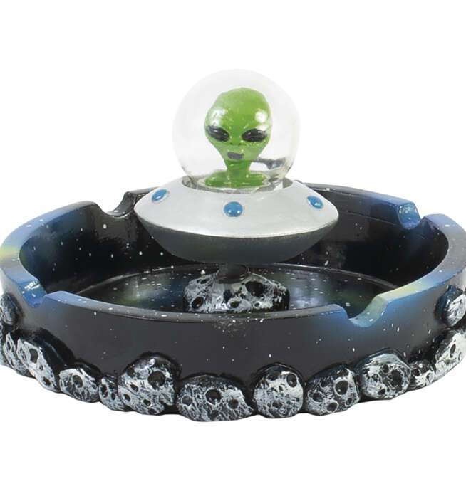 Alien Space Bobble Polystone Ashtrays - Image 2