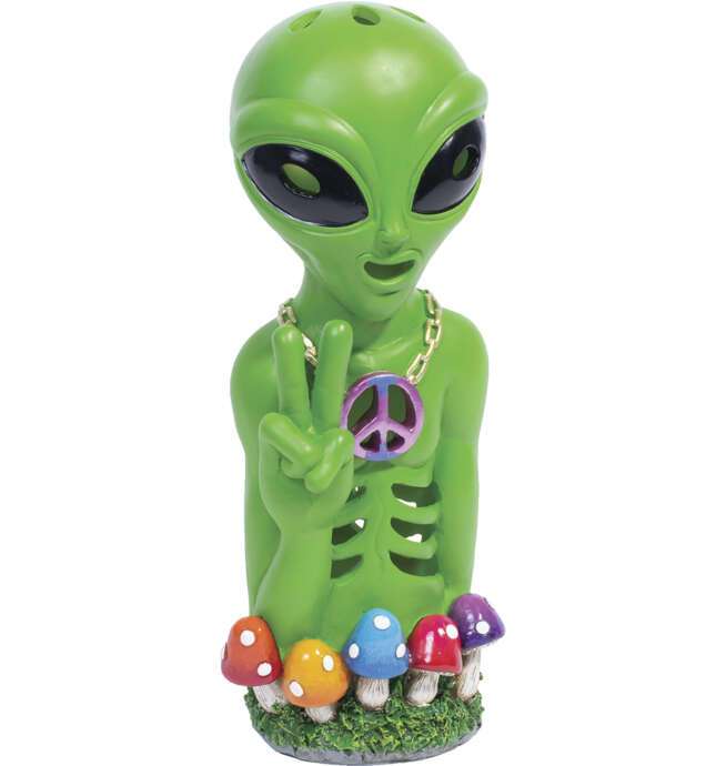 Alien Tower Incense Burner 11in