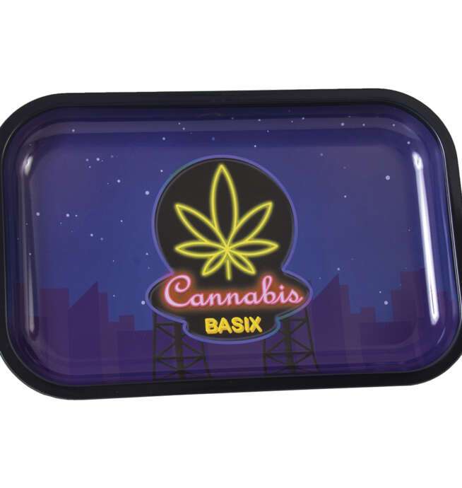 Basix City Sign Rolling Tray