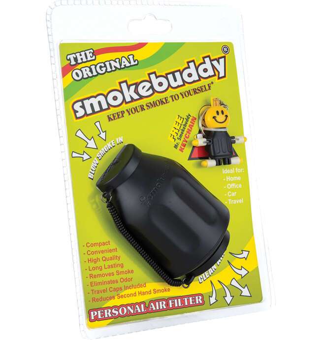 Black Original Smoke Buddy Air Filter