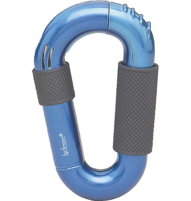 Carabiner Shaped Lighter - Ice Blue