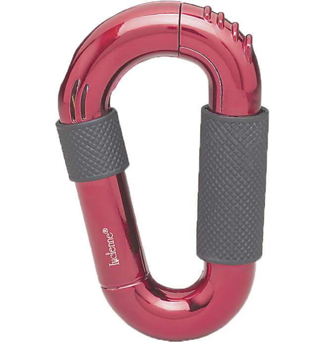 Carabiner Shaped Lighter - Ice Red