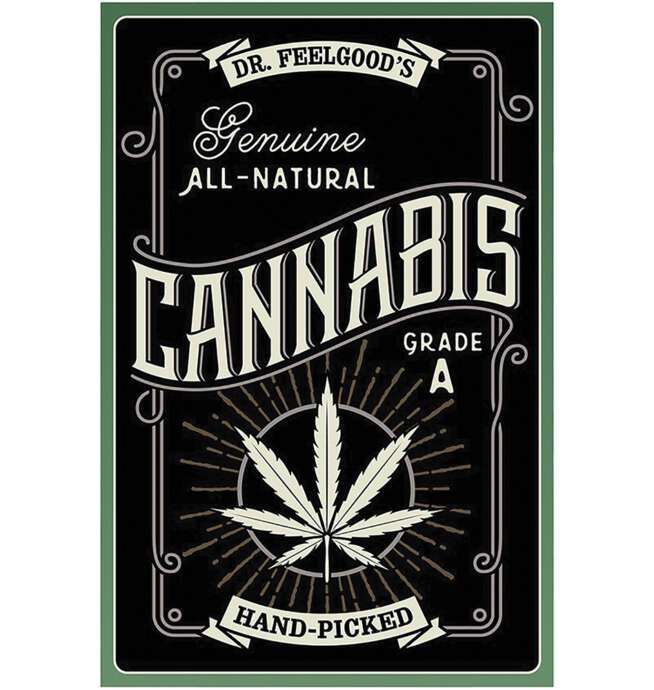 Dr. Feelgoods Cannabis Tapestry - 51in x 80in