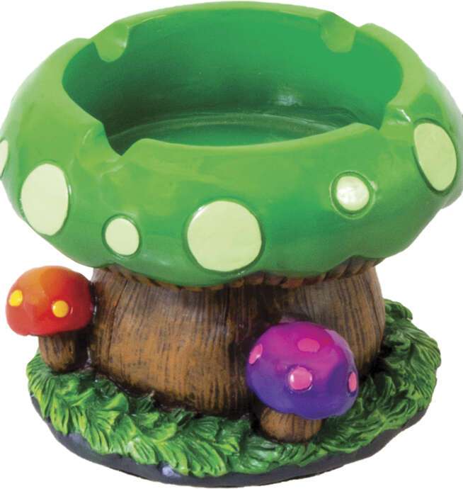 Mushroom Polystone Ashtrays