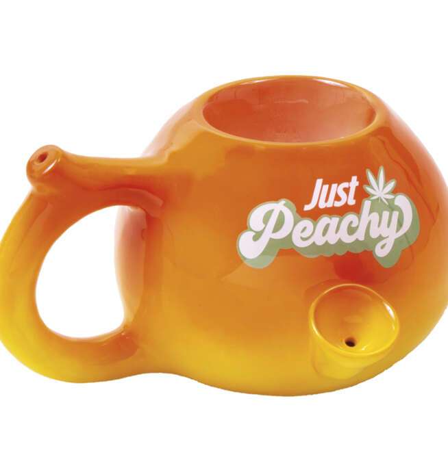 Just Peachy Shape Porcelain Water Pipe Mug