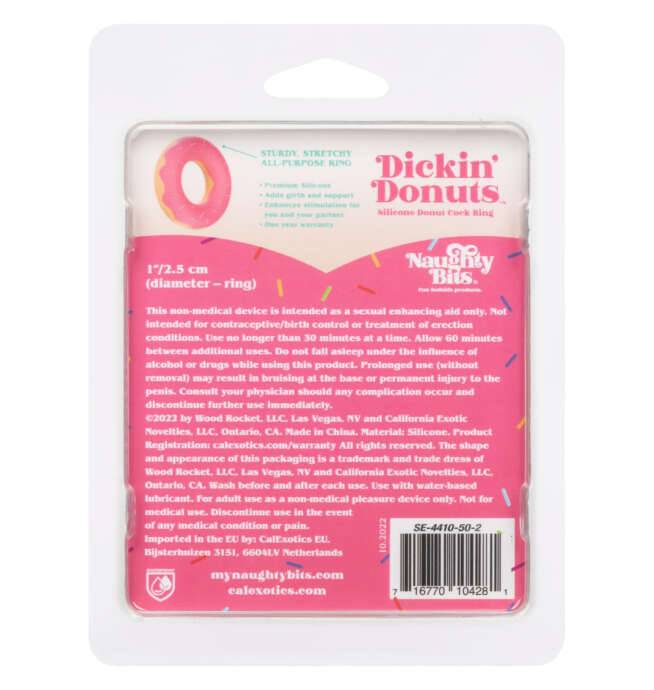 Calexotics Naughty Bits® Dickin’ Donuts Silicone Donut Cock Ring - Image 2